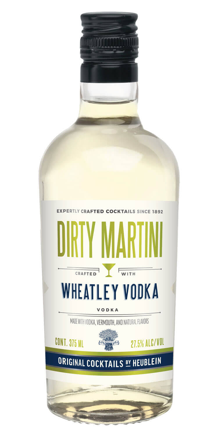 Heublein Cocktails Wheatley Vodka Dirty Martini 375ml
