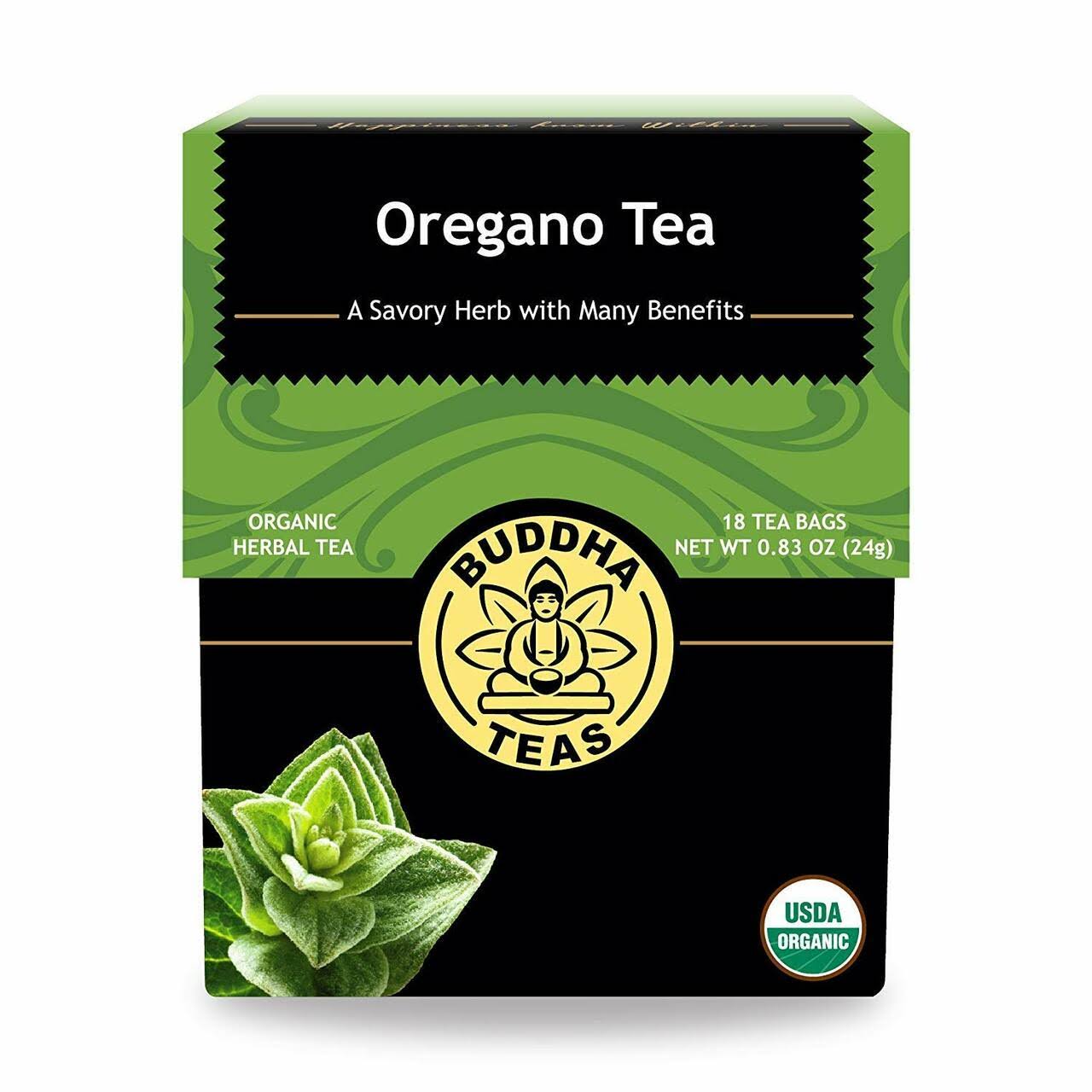 Buddha Teas Organic Oregano Tea - 18ct