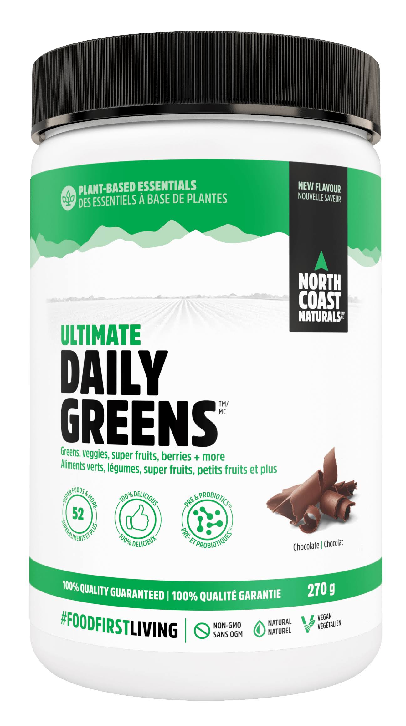 North Coast Naturals Ultimate Daily Greens Chocolate 270 g