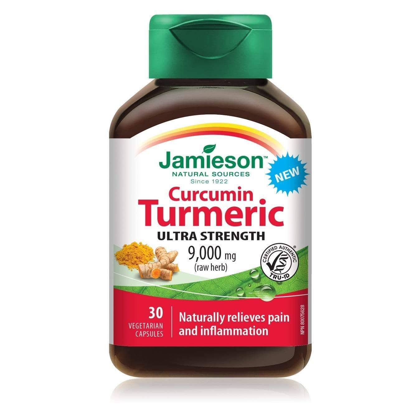 Jamieson Ultra Strength Curcumin Turmeric Supplement - 30 Units