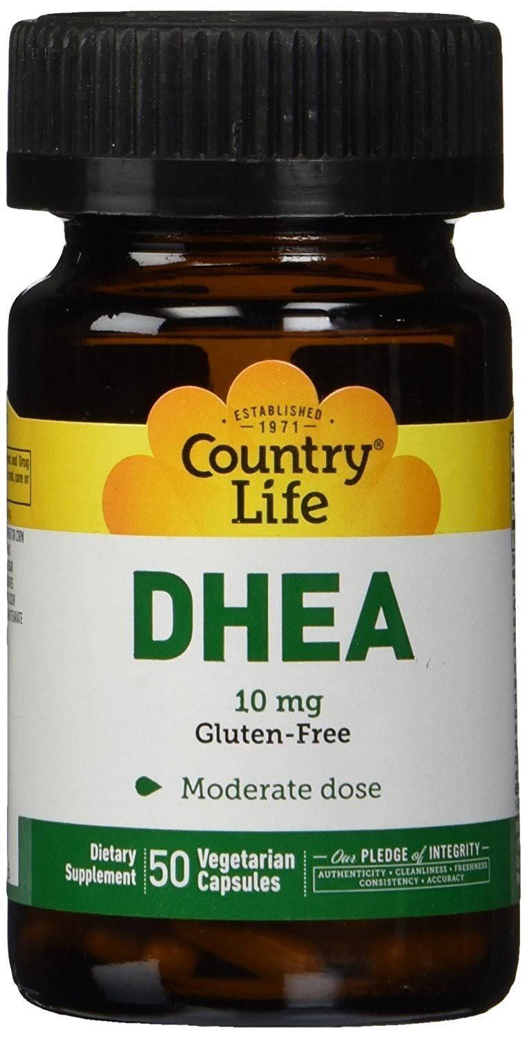 Country Life DHEA - 10 mg - 50 Vegetarian Capsules