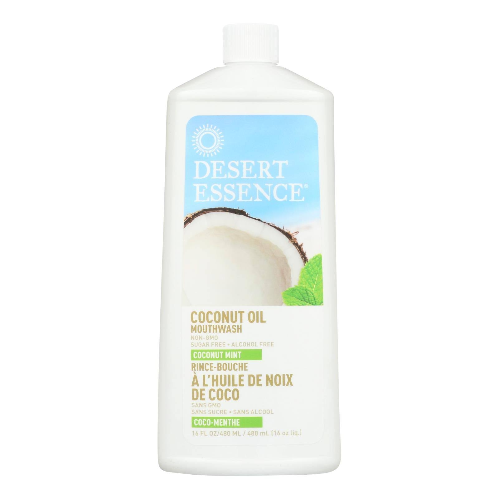 Desert Essence - Coconut Oil Mouthwash - Coconut Mint - 16 Fl Oz