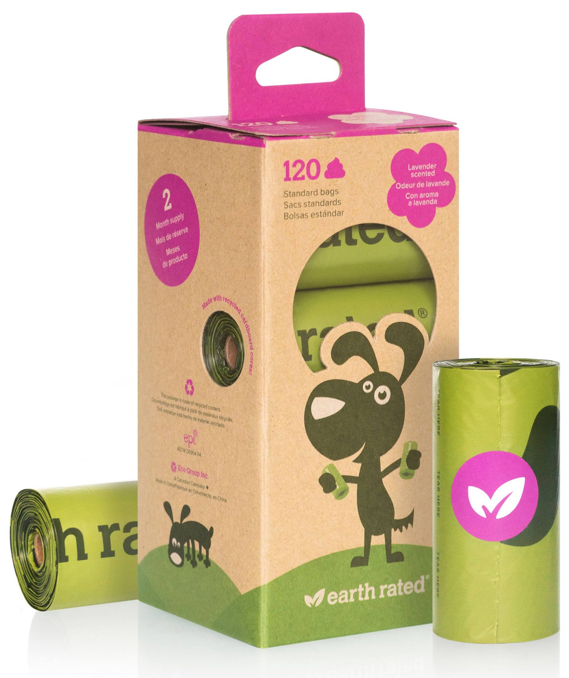 Earth Rated - Poop Bags 120 / Lavender Scented