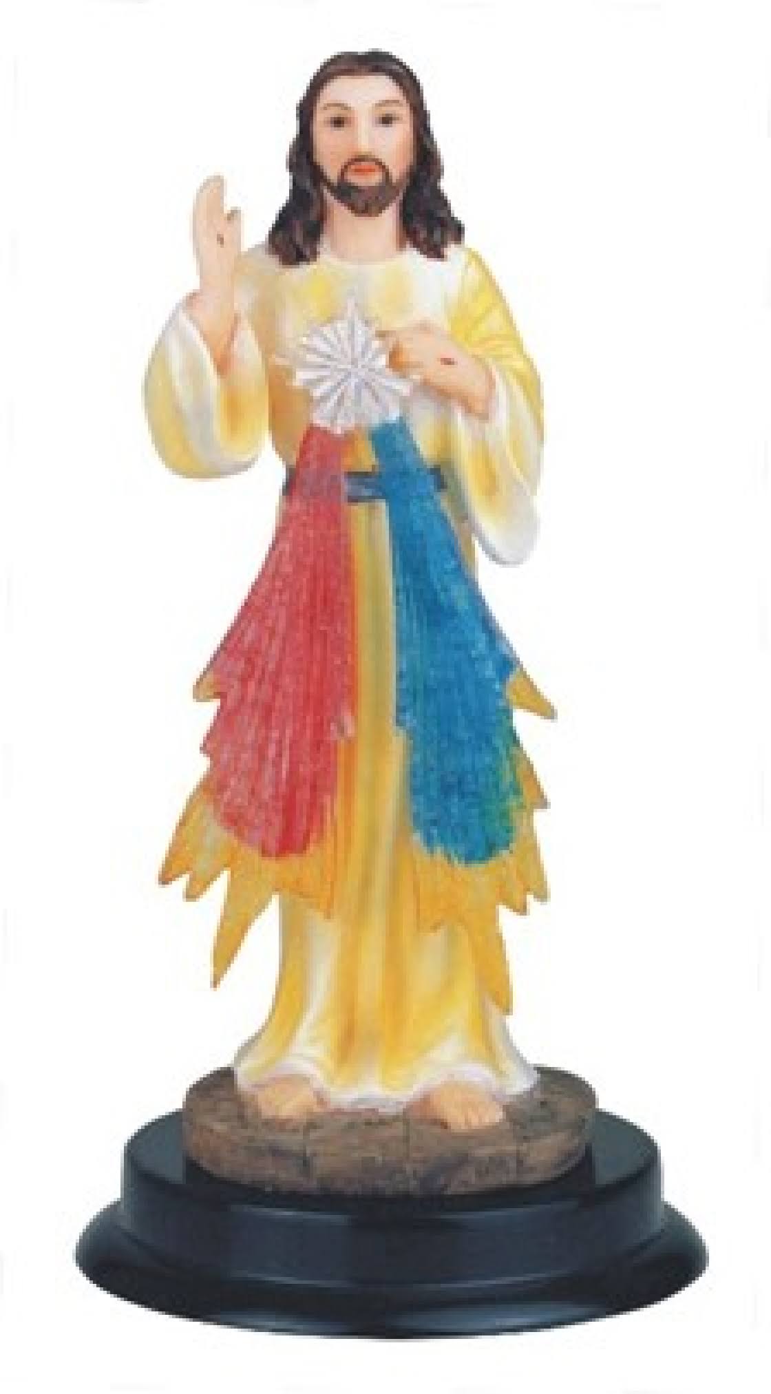 5 inch Divine Mercy Jesus Holy Figurine Religious Decoration Decor