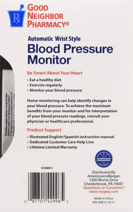 GNP Blood Pressure Monitor Kit Automatic Wrist Style