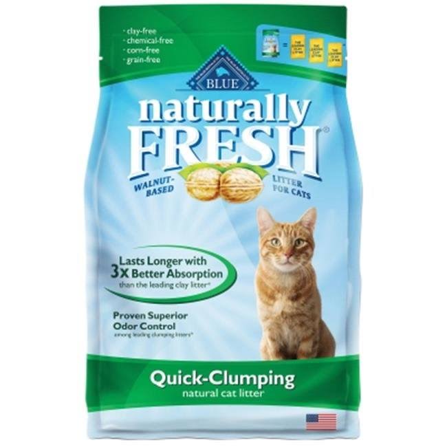 Blue Buffalo Natural Fresh Cat Litter - Walnut, Quick Clumping, 26lb