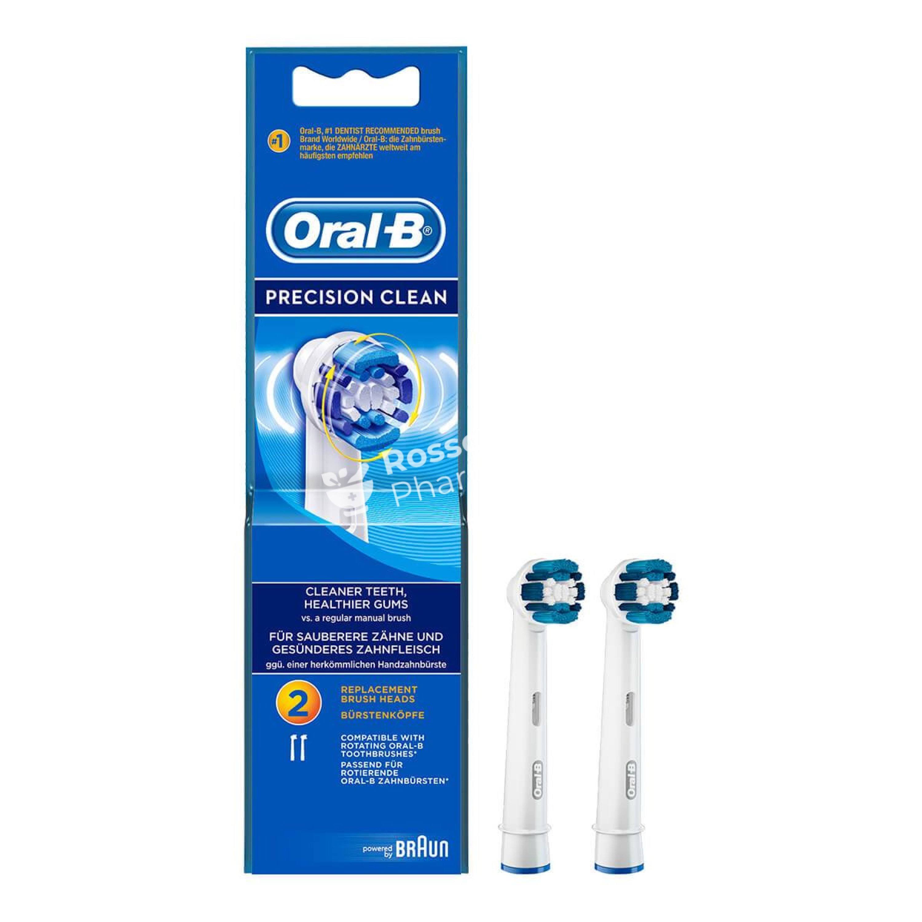 Oral B Precision Clean Electric Toothbrush Replacement Brush Head