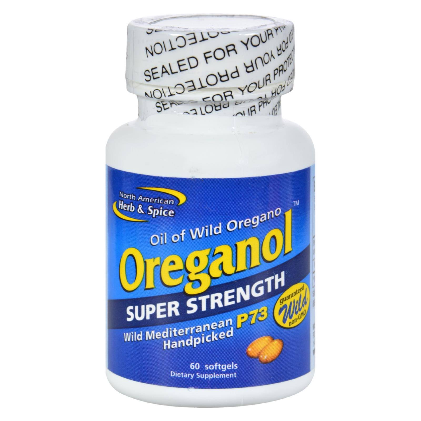 North American Herb & Spice Oreganol Super Strength Supplement - 60 Softgels