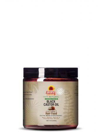 Tropic Isle Living Coconut Jamaican Black Castor Oil Hair Food 4 oz