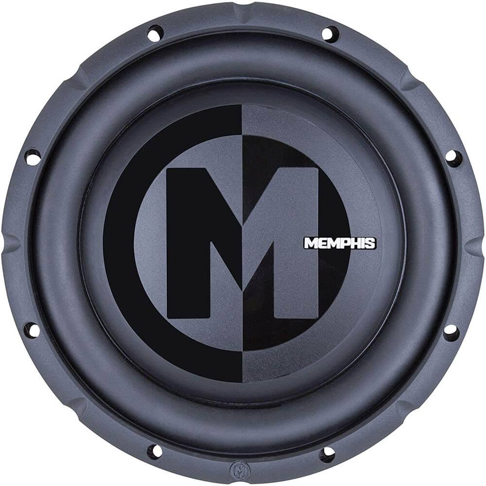 Memphis Audio Prxs1044 10 inch Power Reference Dual 4-Ohm Shallow Mount Subwoofer, Black