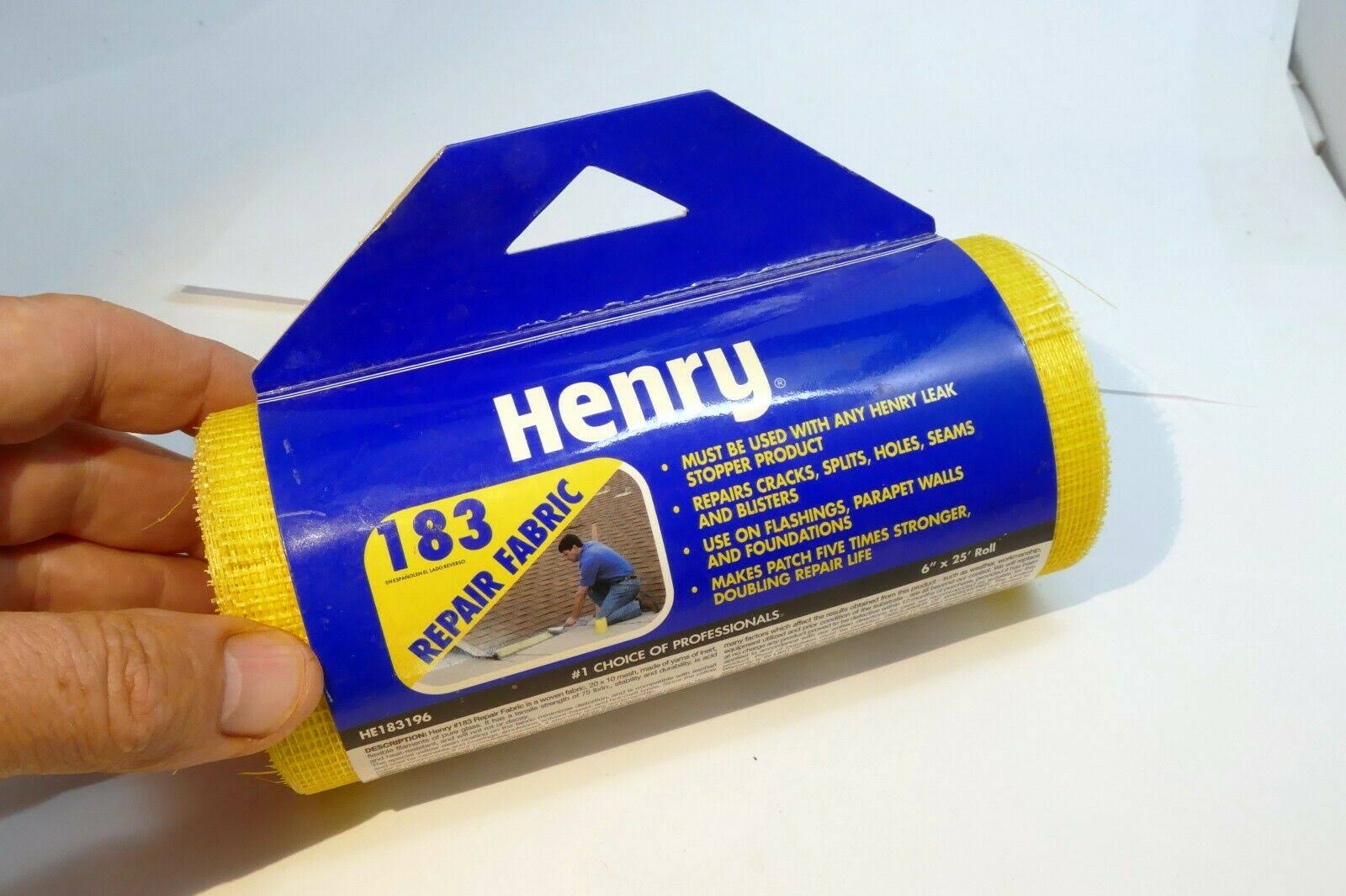 Henry Repair Fabric - Yellow, 4"x150'