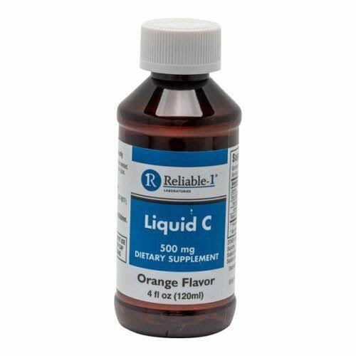 Reliable 1 Liquid C Vitamin C Dietary Supplement - Orange Flavor, 4oz