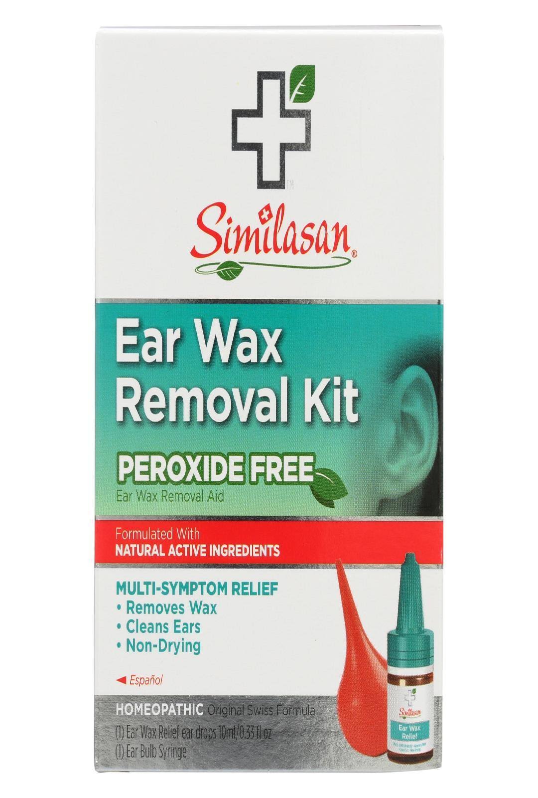 Similasan Ear Wax Removal Kit - 1 Ear Bulb Syringe, 1 Ear Wax Relief Ear Drops