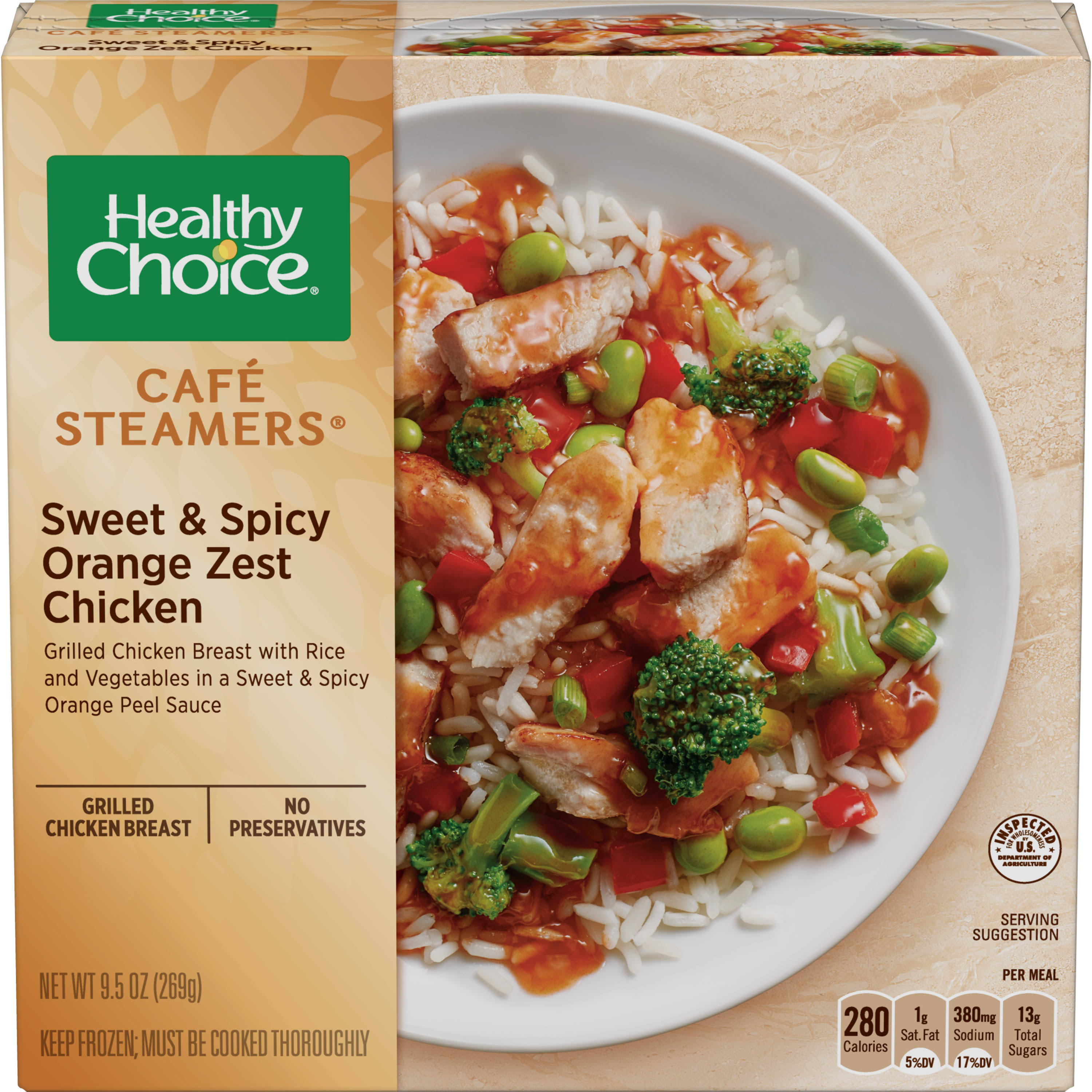 Healthy Choice Cafe Steamers - Spicy Orange Zest Chicken, 9.5oz