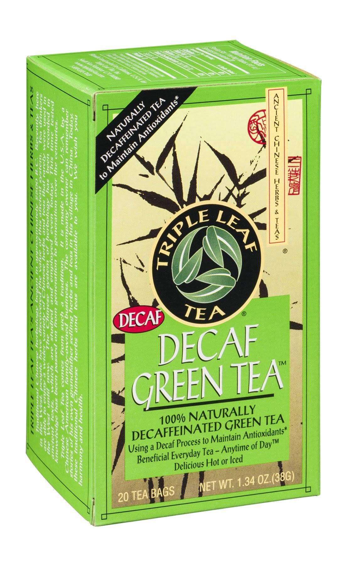 Triple Leaf Tea Decaf Green Tea