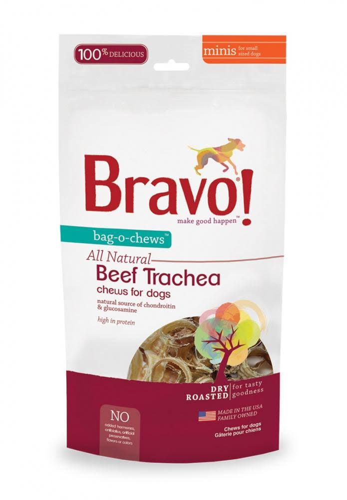 Bravo! Natural Beef Trachea Smoked Dog Chew Treats