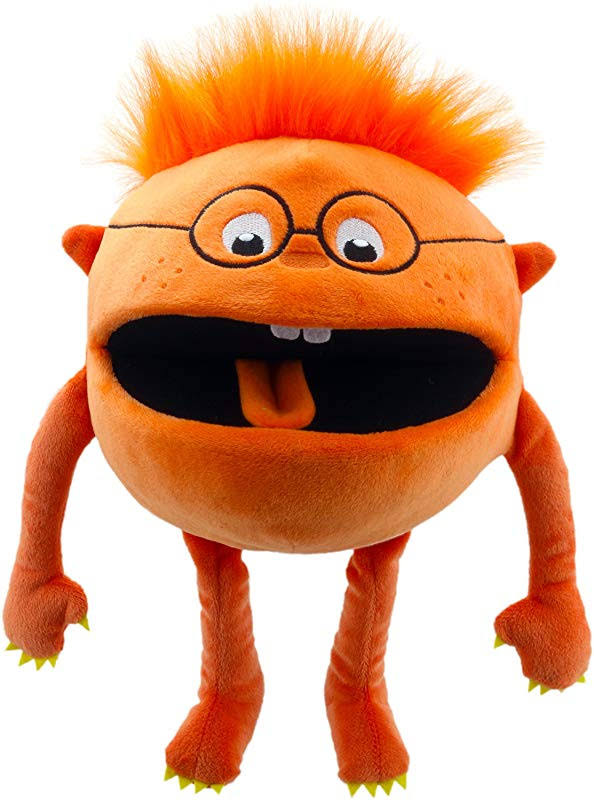 The Puppet Company Baby Monsters Puppet - Orange Monster