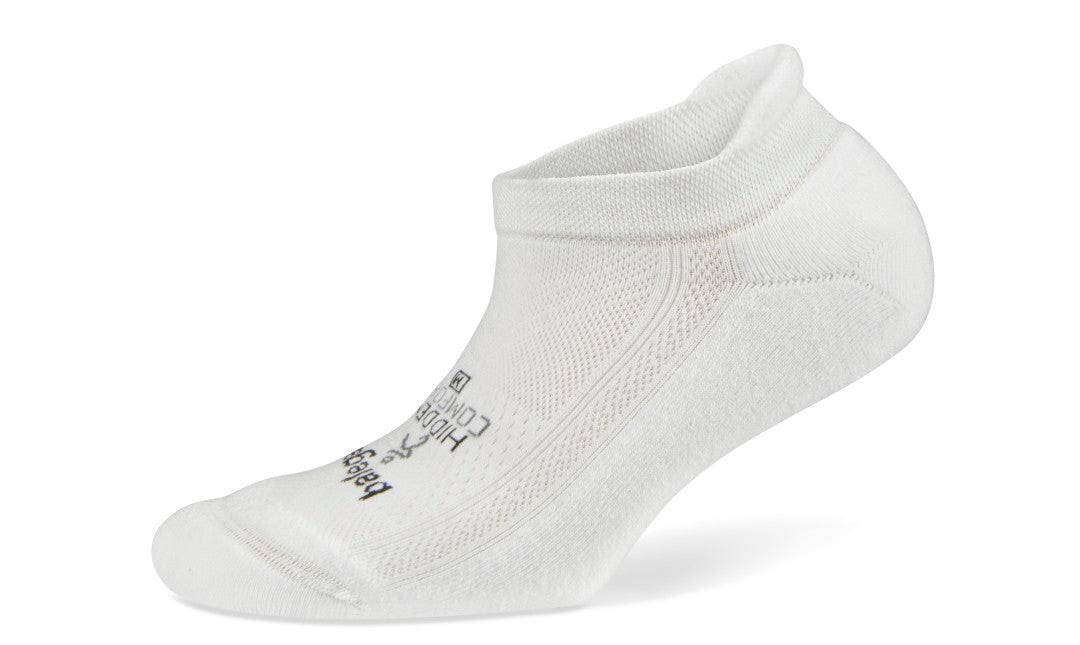 Balega Hidden Comfort Tab Running Sock - White, Medium