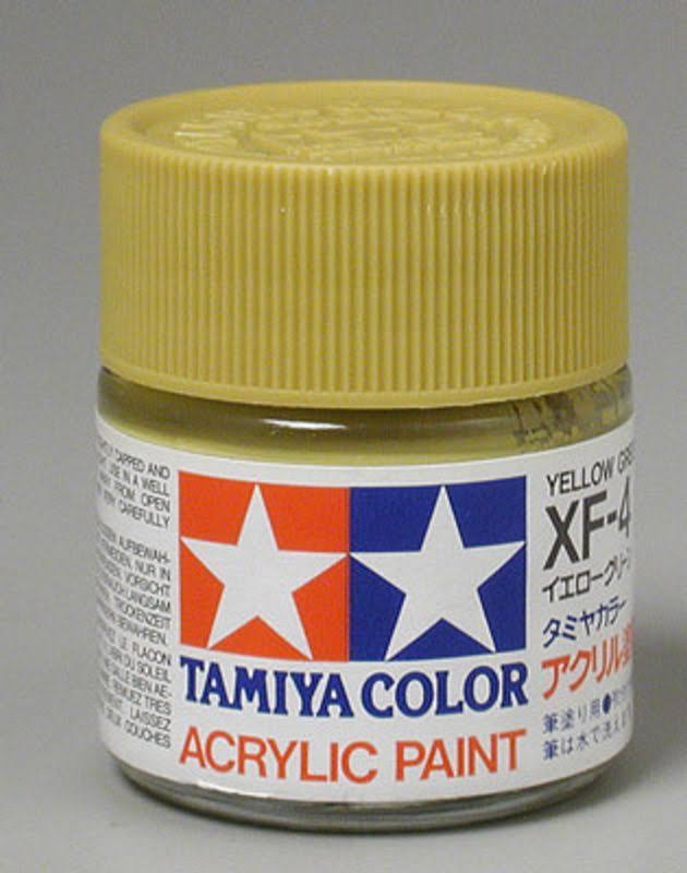 Tamiya - Acrylic XF4 Flat, Yellow Green - 81304