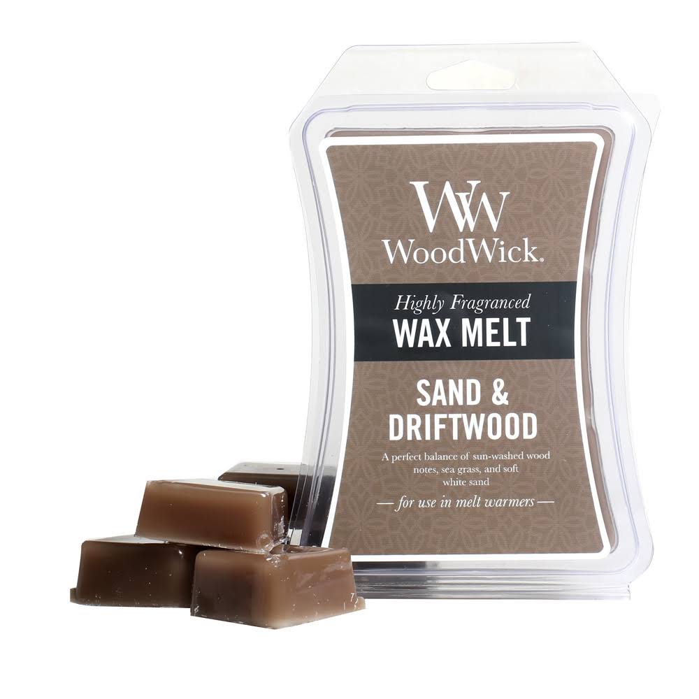 WoodWick Sand & Driftwood - Wax Melt, 3 oz.