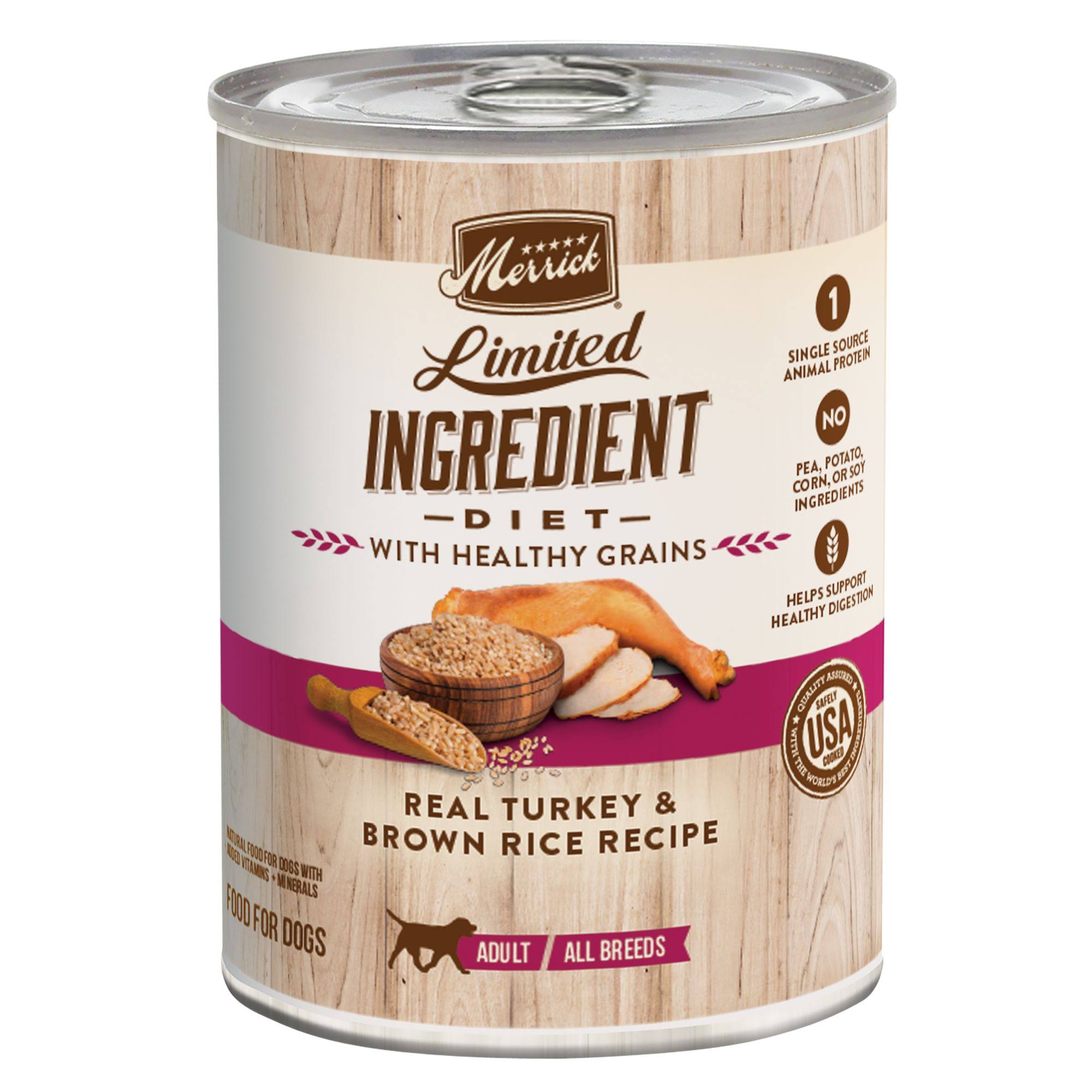 Merrick Limited Ingrediet Diet Adult Dog Food - Natural, 12.7oz