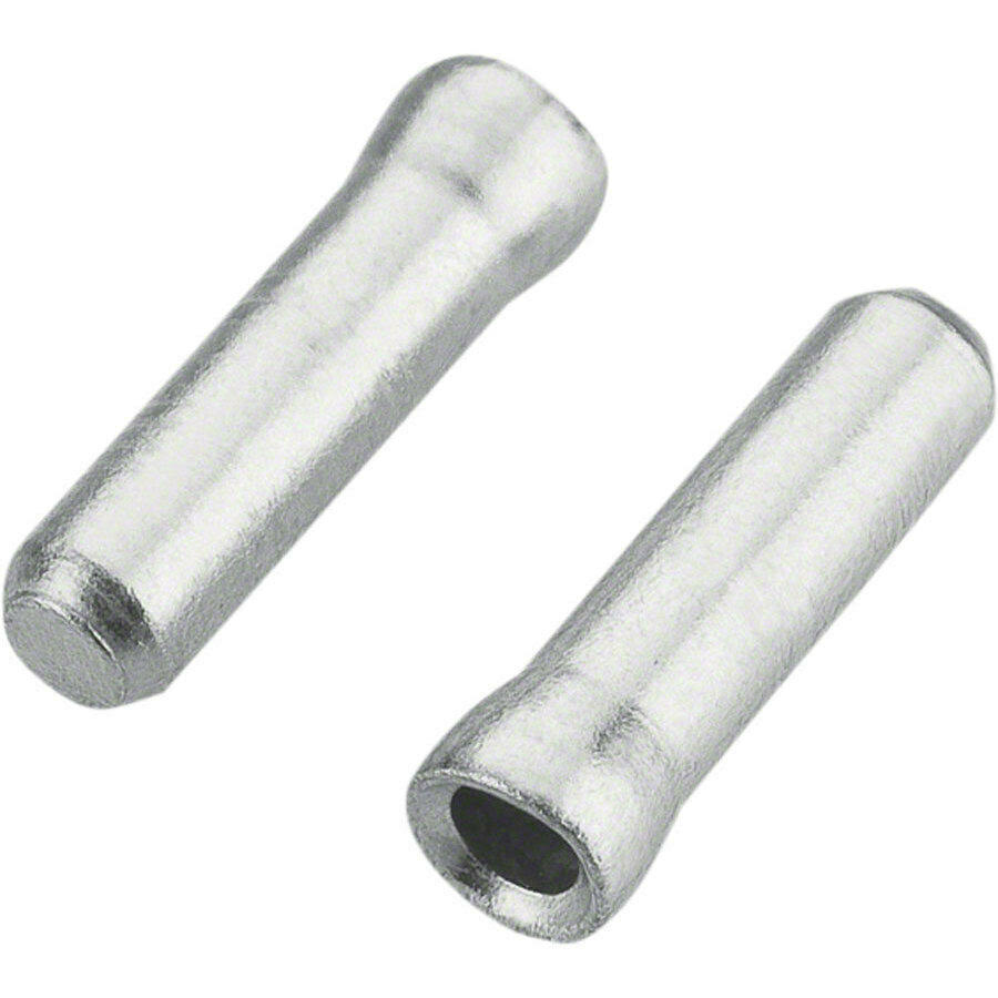 Jagwire Cable End Crimps - Silver, 1.2mm
