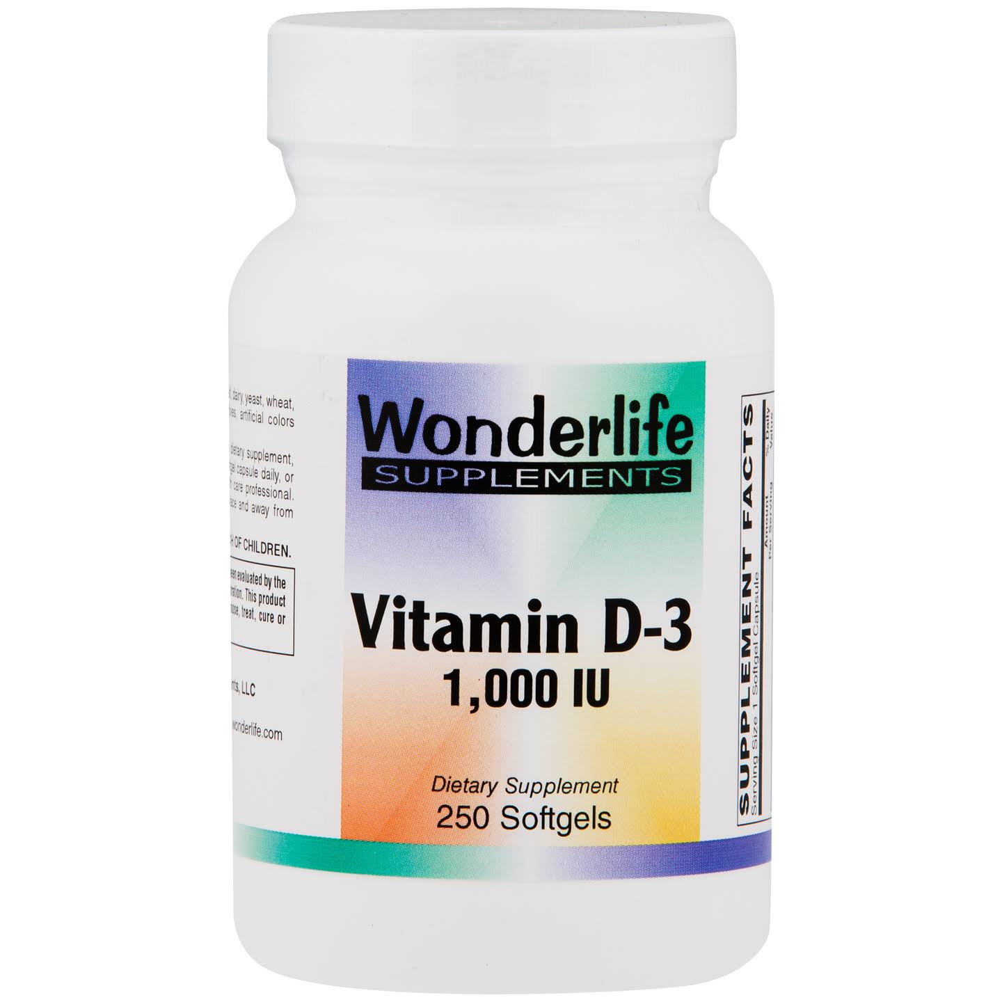Vitamin D-3 - 1,000 IU - 250