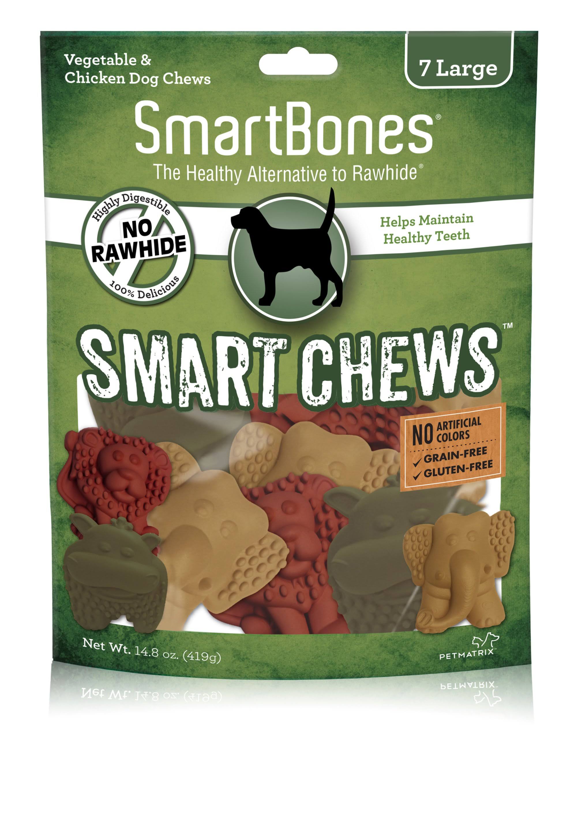 SmartChews Safari Chews for Dogs - Large, 7pcs