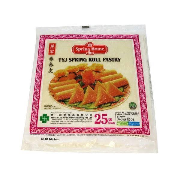 Spring Home Spring Roll Pastry - 25 pack, 12 oz
