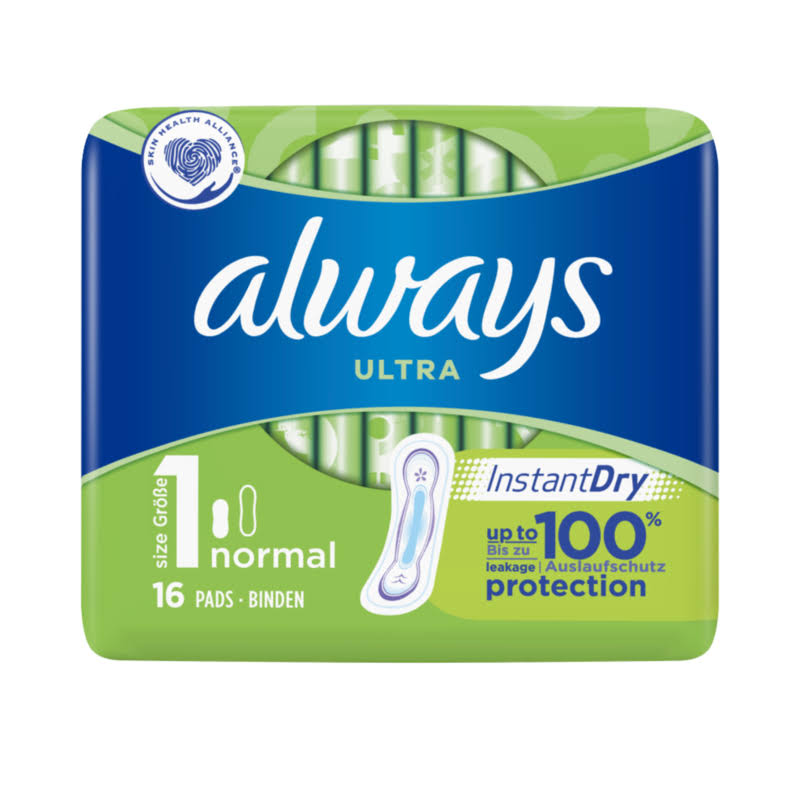 Always Ultra Normal Sanitary Pads - x16