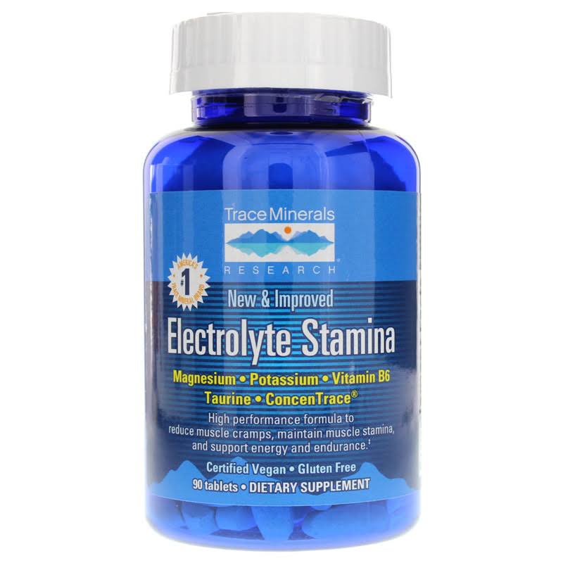 Trace Minerals Research Electrolyte Stamina Dietary Supplement - 90 Tablets