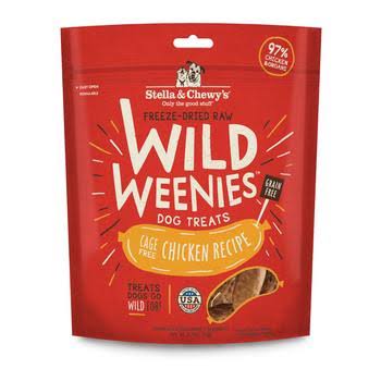 Stella & Chewy's Wild Weenies Freeze-Dried Raw Dog Treats - Chicken - 3.25 oz.