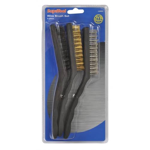 SupaTool Wire Brush Set - 3 Pieces