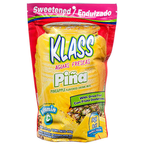 Klass Aguas Frescas Drink Mix - Pineapple, 15.9oz