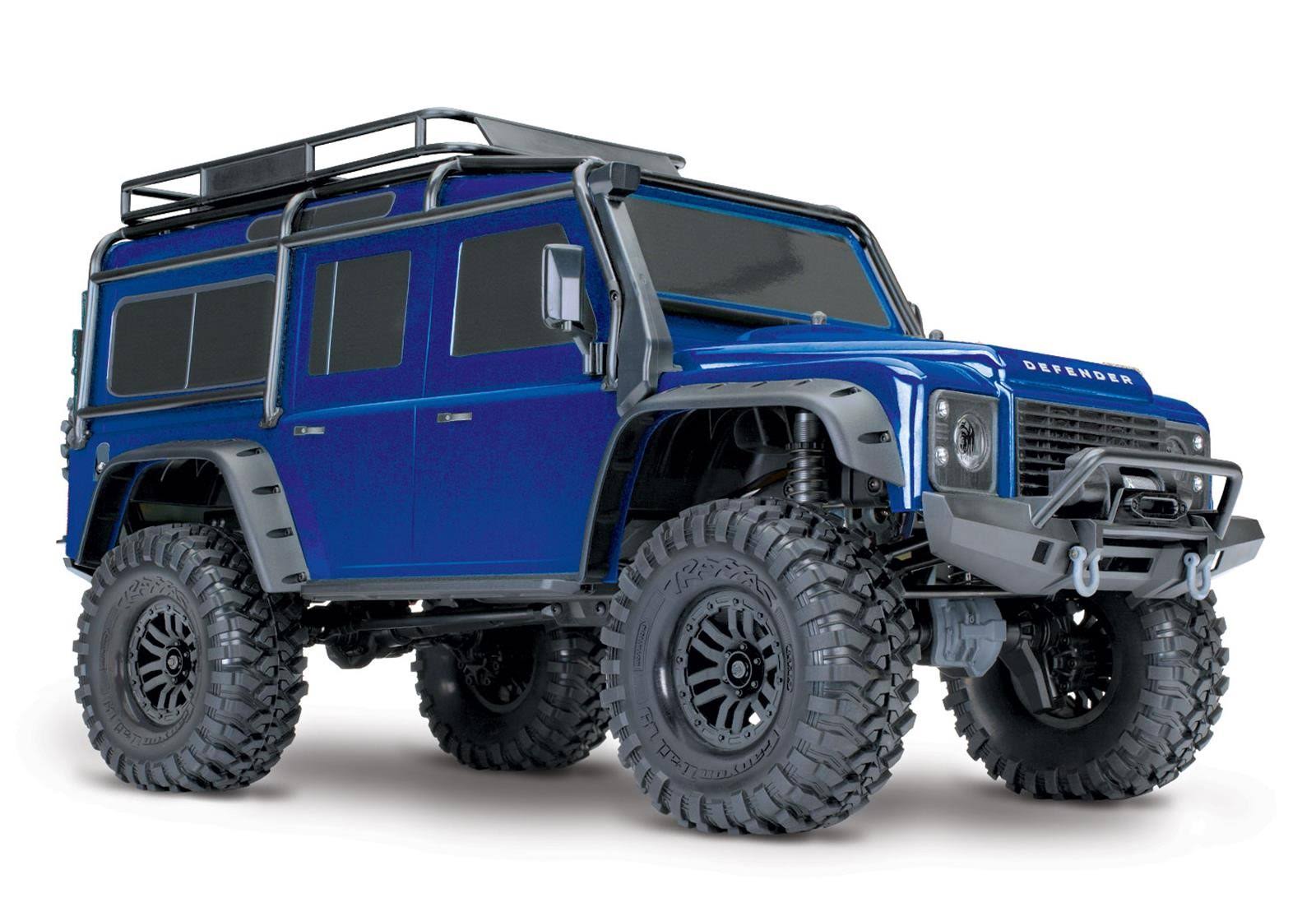 Traxxas TRX-4 Scale and Trail Crawler Defender - Blue, 82056-4
