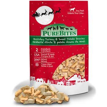 PureBites Holiday Turkey & Sweet Potato Freeze Dried Dog Treats - 2.47 oz