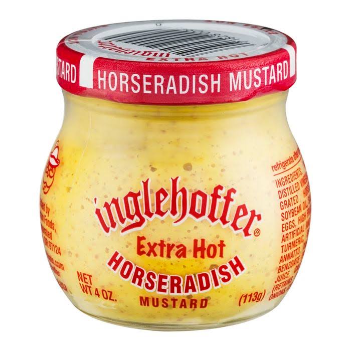Inglehoffer Mustard, Horseradish, Extra Hot - 4 oz