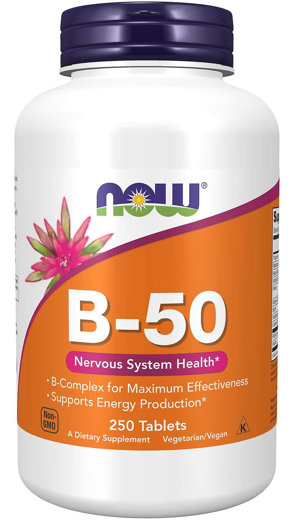 Now Foods Vitamin B50 Dietary Supplement - 250ct