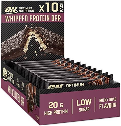 Optimum Nutrition Whipped Protein Bar Rocky Road 10 x 60g