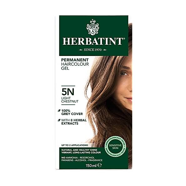 Herbatint 5N Light Chestnut Permanent Hair Colour Gel 150ml