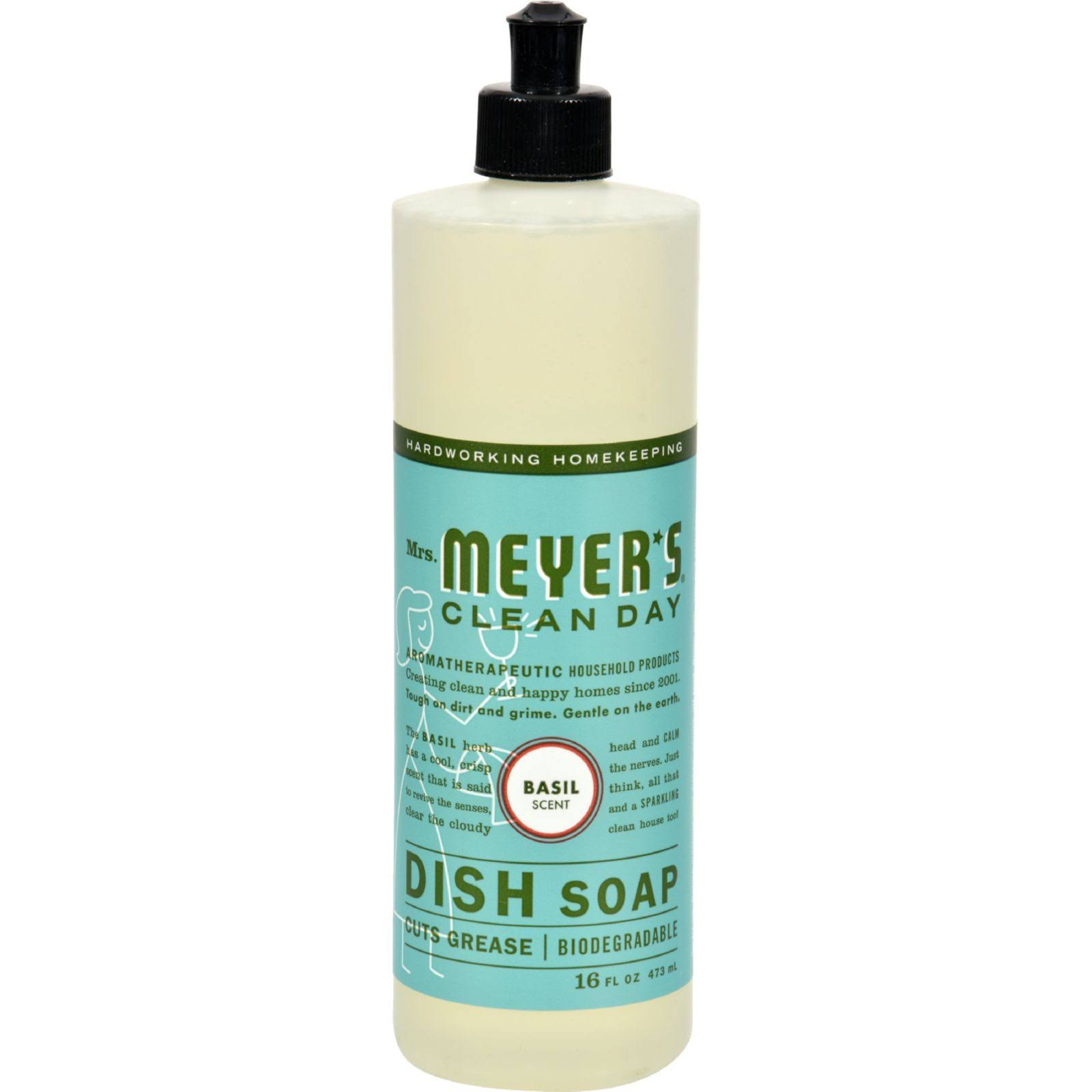 Mrs Meyer's Clean Day Liquid Dish Soap - Basil