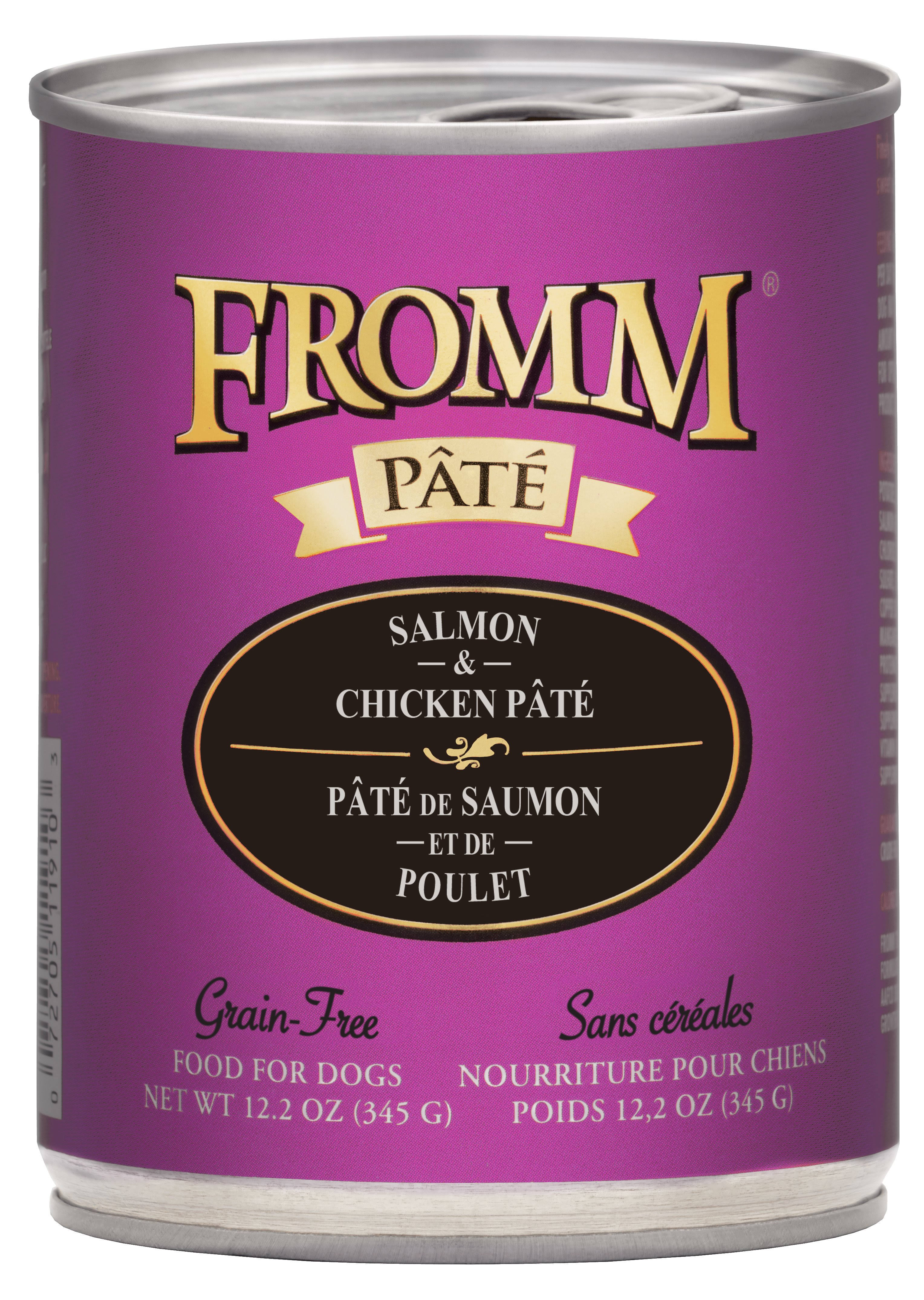 Fromm Gold Canned Dog Food 12.2Oz Salmon & Chicken Pate