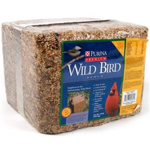 Purina Mills Premium Wild Bird Food Block - 20lbs