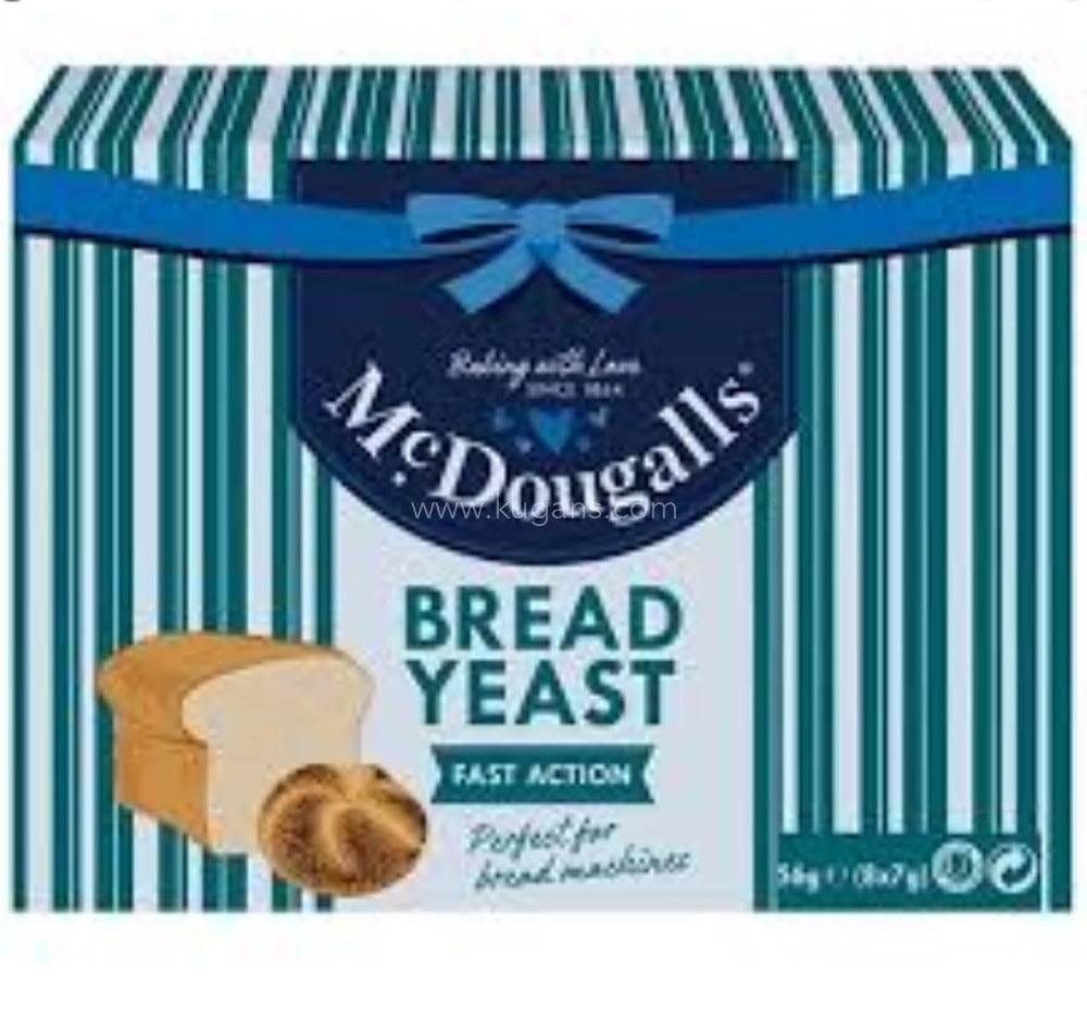 McDougalls Fast Action Bread Yeast - 56g