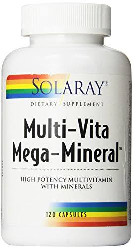 Solaray Multi Vita Mega Mineral Multi Vitamin - 120 Capsules