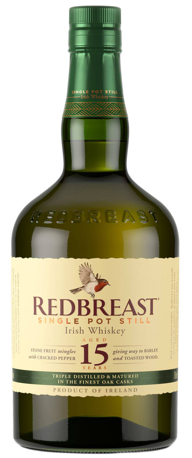 Redbreast 15 Year Pure Pot Still Irish Whiskey - 750ml