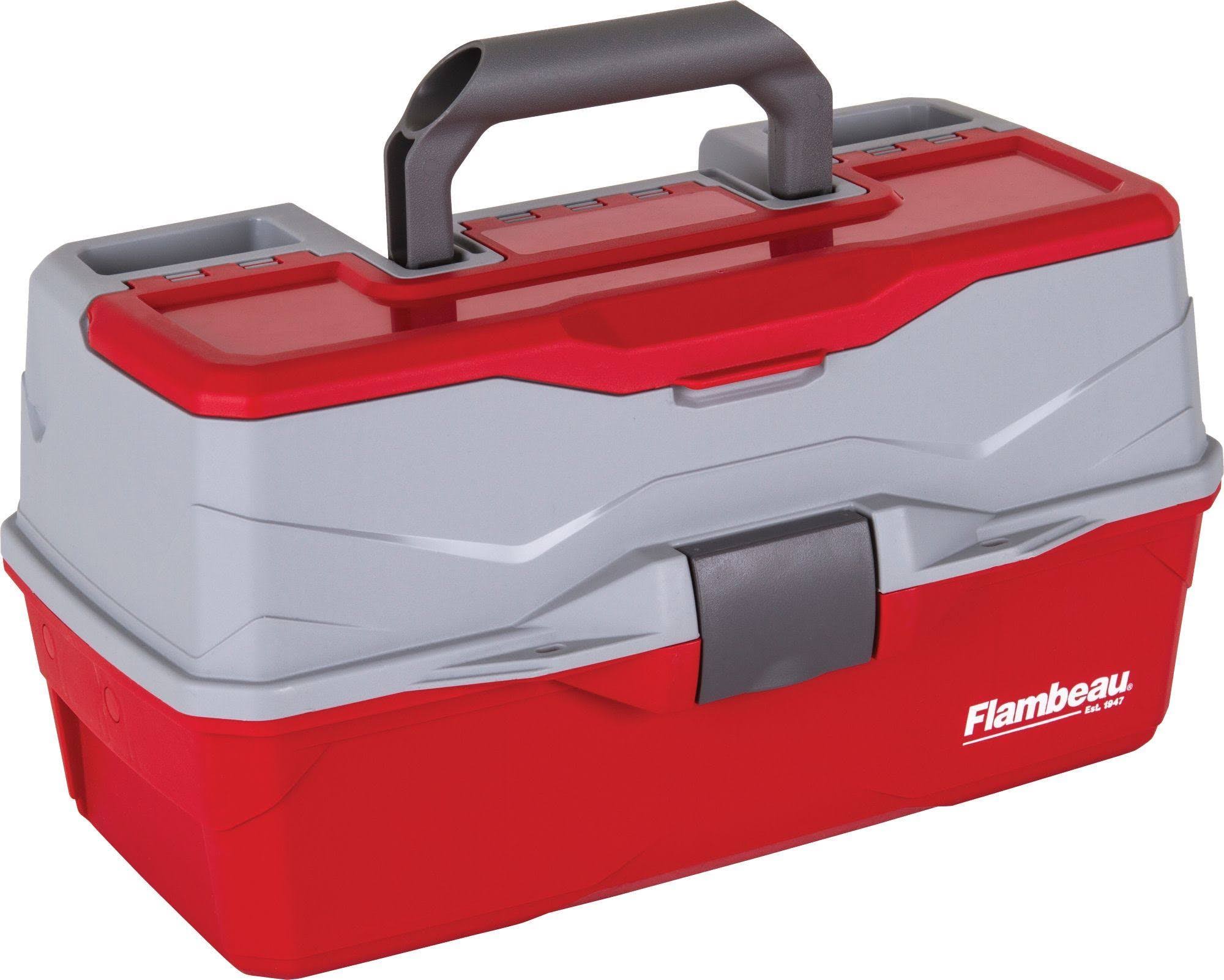 Flambeau Outdoors Tackle Box - Red, 3 Tray