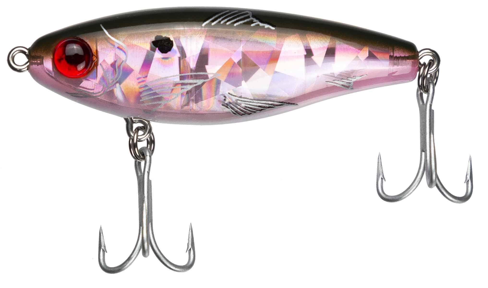 mirrOlure Mirrodine XL Twitchbait Fishing Lure - Rainbow Trout Silver