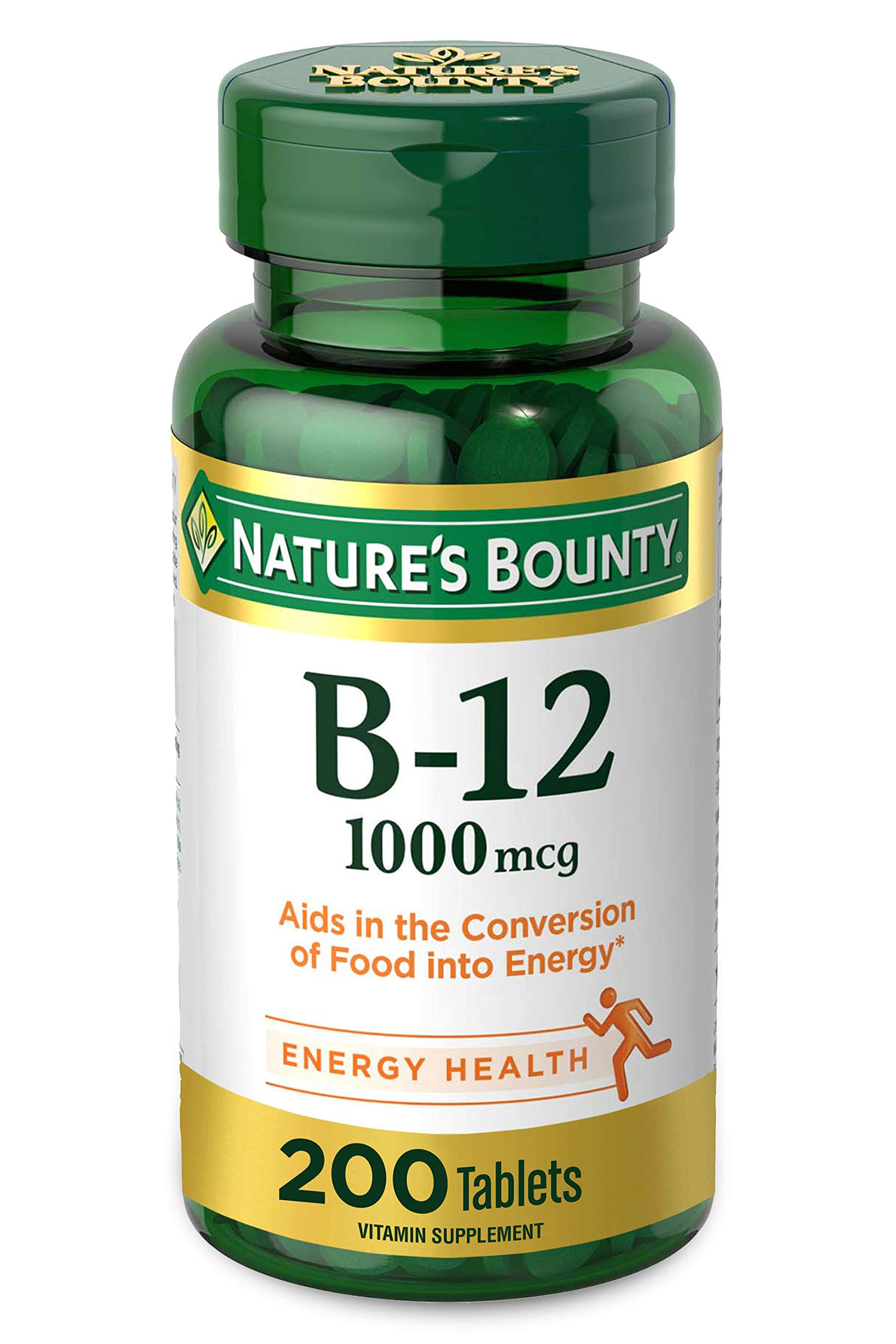 Nature's Bounty Vitamin B-12 Supplement - 1000 Mcg, 200 Count