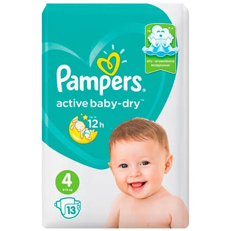 Pampers Diapers Active Fit Nappies S3 S4 S5